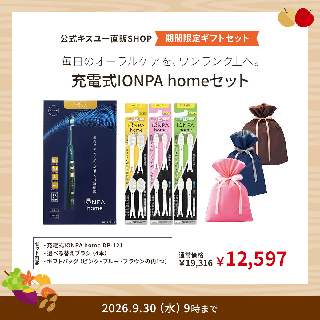 【期間限定】充電式IONPA home DP-121 ＆替えブラシ4本セット