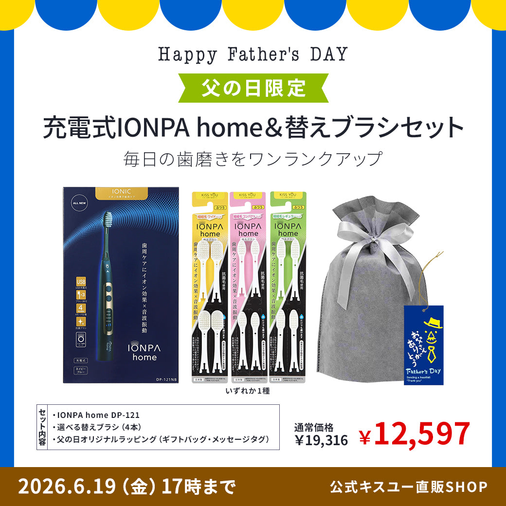 【父の日ギフト】充電式IONPA home DP-121 ＆替えブラシ4本セット