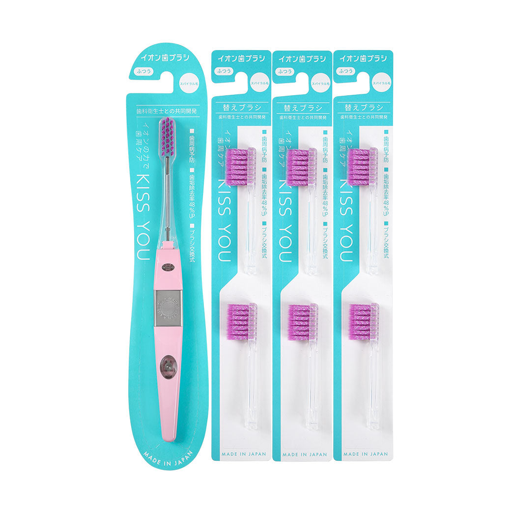 【新商品】極細スリムスパイラル 本体1本＋替え6本（2本✕3P) セット