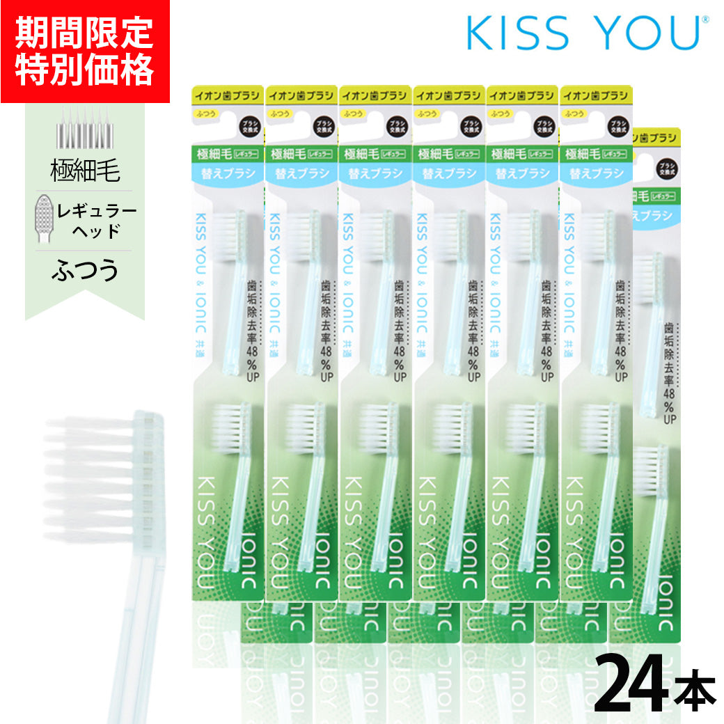【期間限定】極細レギュラー 替えブラシ24本（2P×12）
